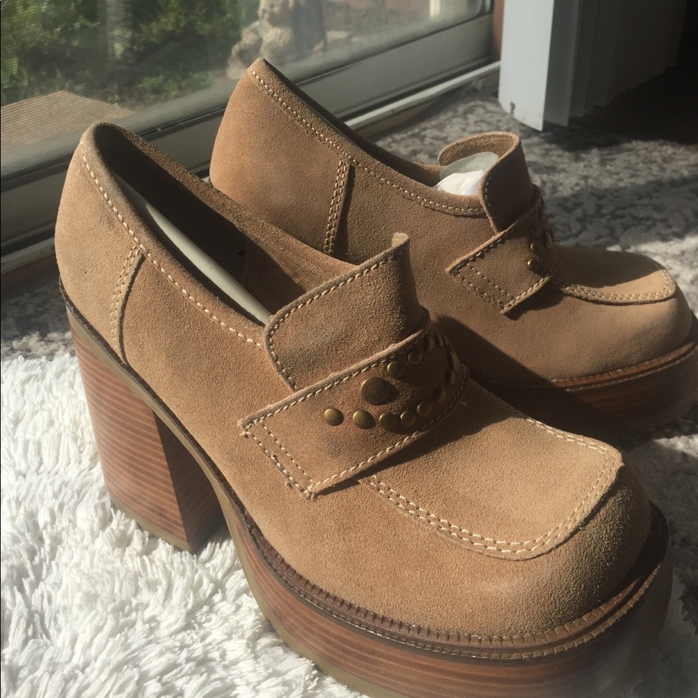 Vintage LAST ONE dead stock 90’s platform chunky - Picture 3 of 8